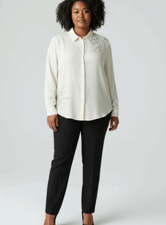 Camicia 105417 Crema