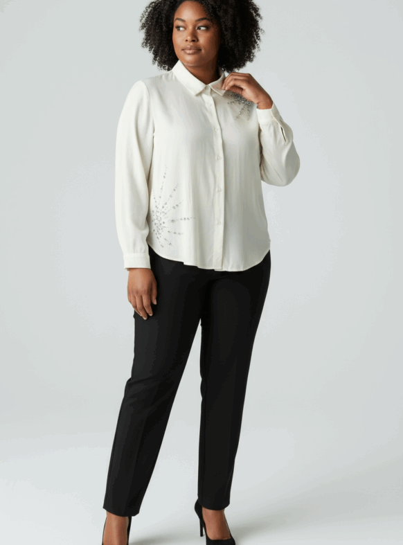 Camicia 105417 Crema