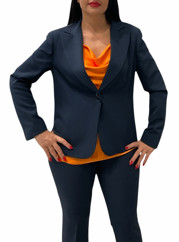 GIACCA GARBINO BLU 107209