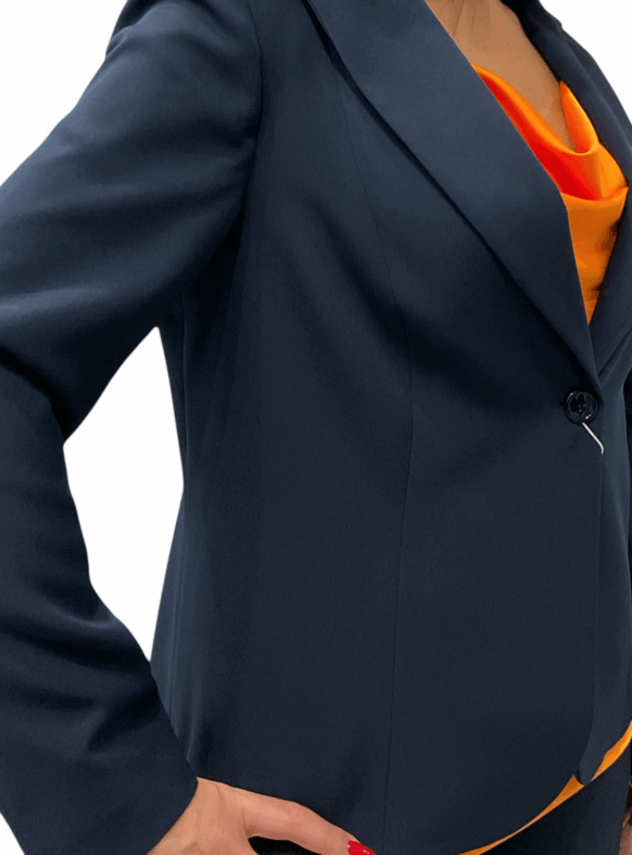 GIACCA GARBINO BLU 107209