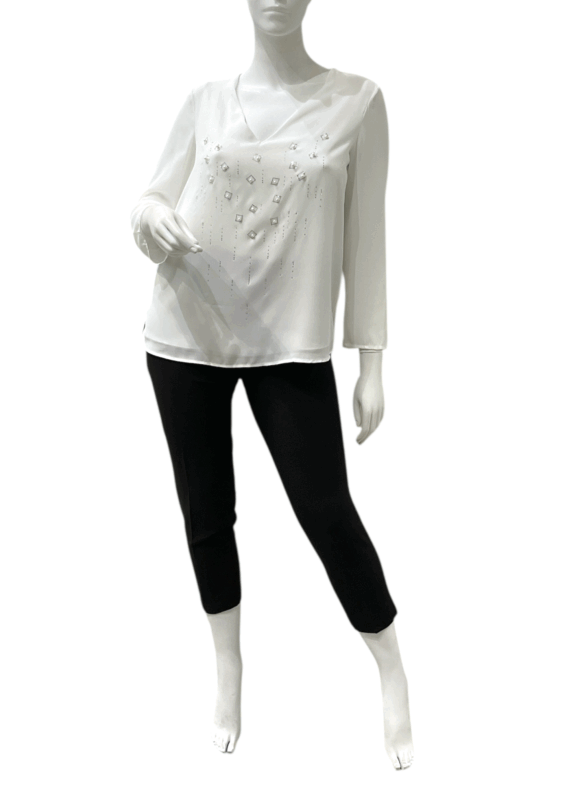 PANTALONI GARBINO NERO 107212