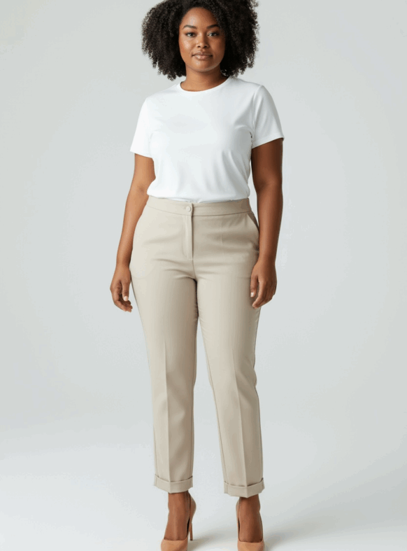 PANTALONI ESPERO CREMA 107219