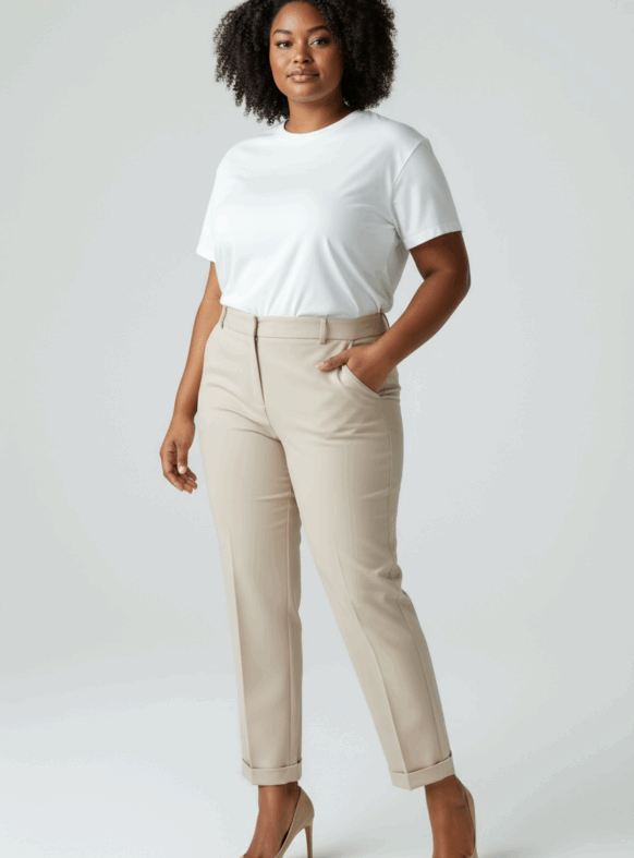 PANTALONI ESPERO CREMA 107219