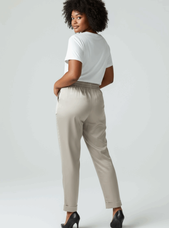 PANTALONI ESPERO CREMA 107219