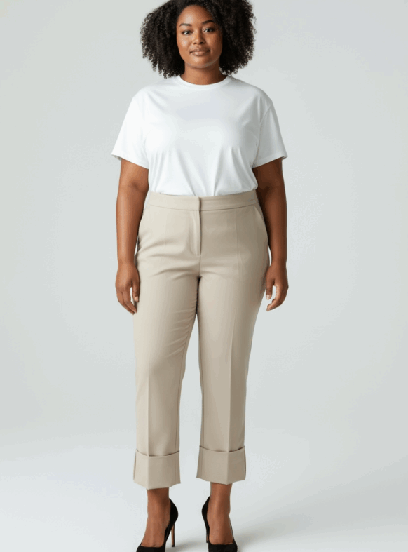 PANTALONI ESPERO CREMA 107218