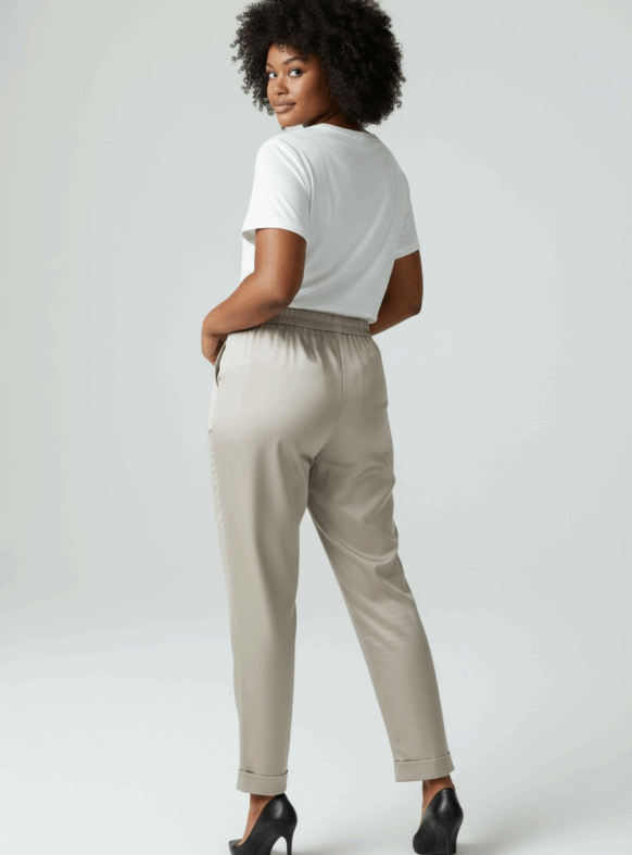 PANTALONI ESPERO CREMA 107218
