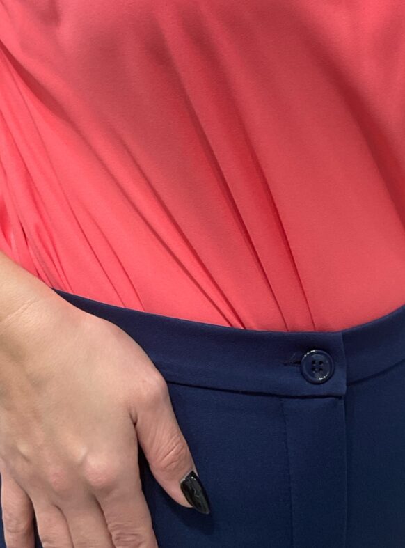 PANTALONI GARBINO BLU 107214