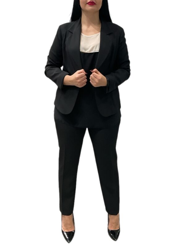 PANTALONI GARBINO NERO 107214