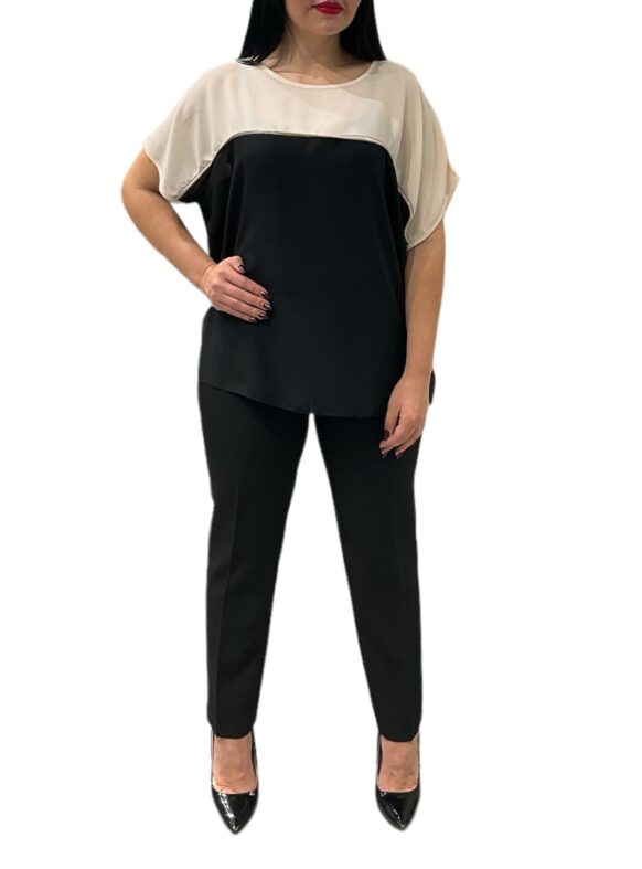 PANTALONI GARBINO NERO 107214