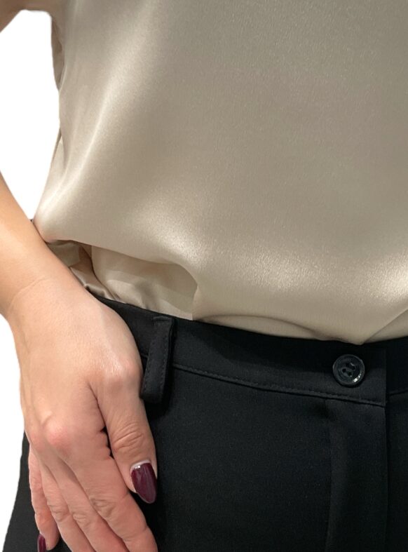 PANTALONI GARBINO NERO 107210