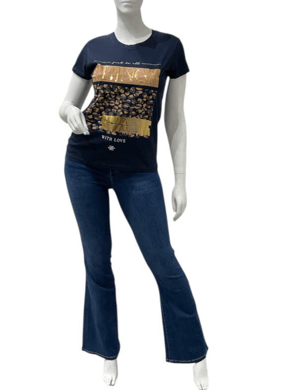 * T-SHIRT BLU 106857