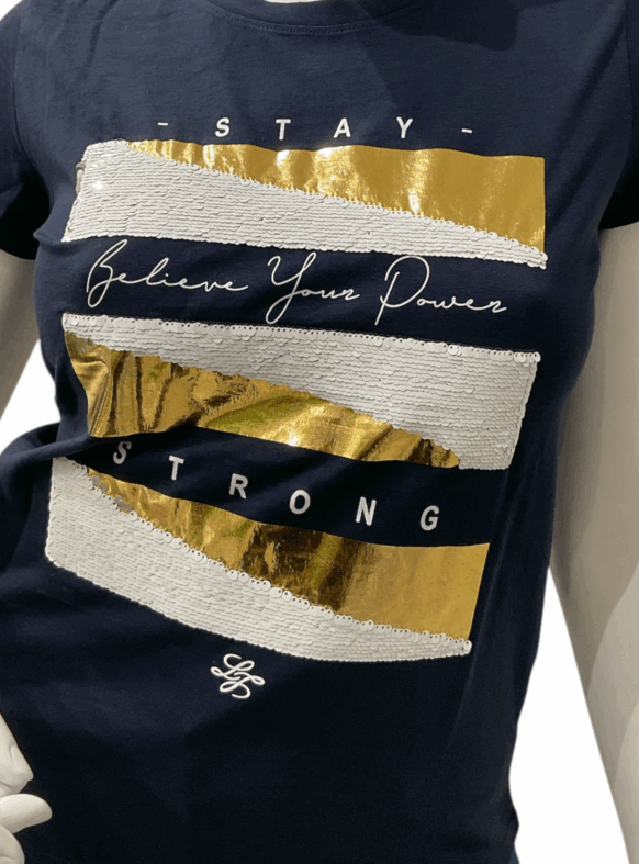 * T-SHIRT BLU 106858