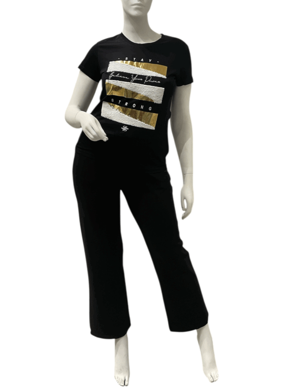 * T-SHIRT NERO 106858