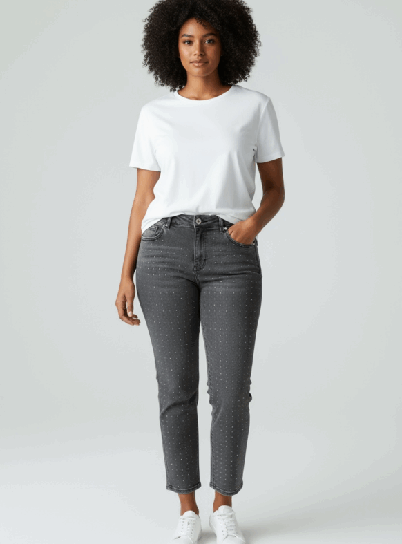 * JEANS REGULAR GRIGIO 106571