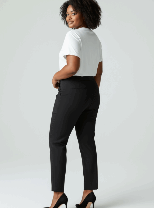 PANTALONI PART NERO 108038