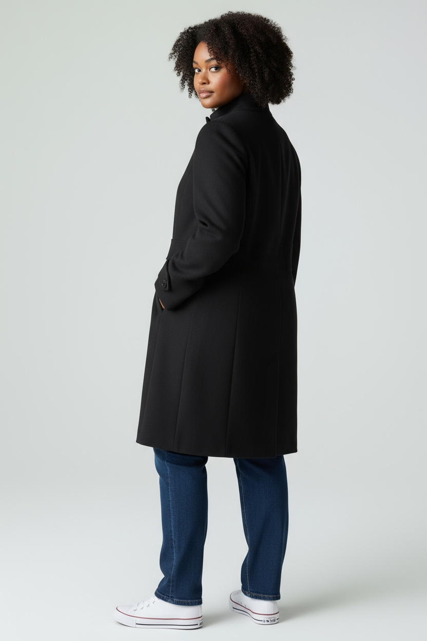 CAPPOTTO NERO 107238 - immagine 3
