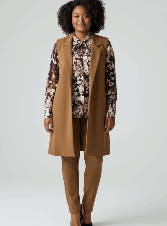 GILET TABACCO 105178