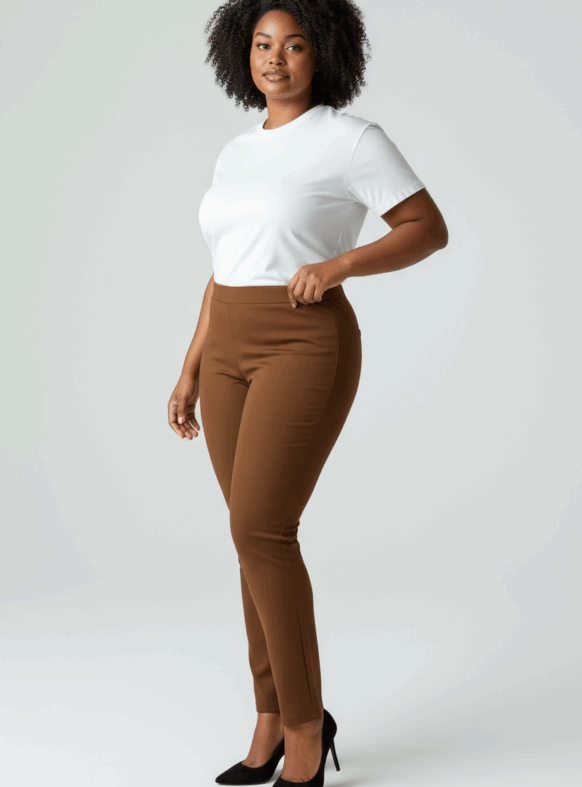 PANTALONI TABACCO 104597