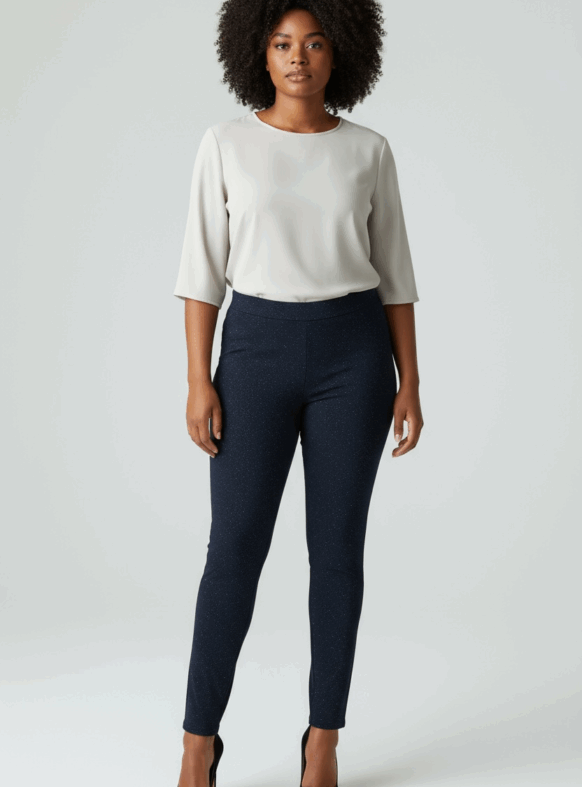 * LEGGINGS BLU/ARG 110526