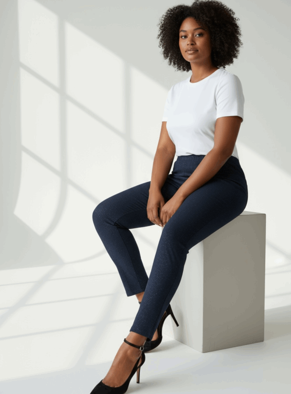 * LEGGINGS BLU/ARG 110526