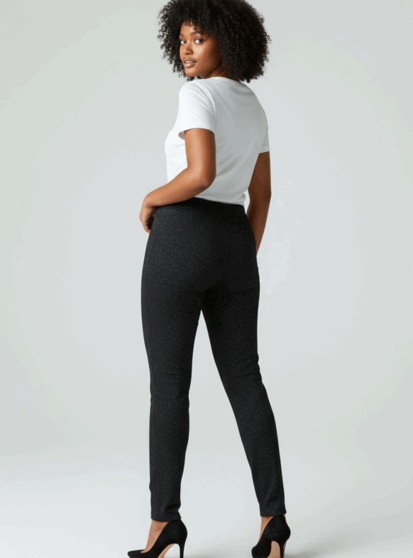 * LEGGINGS NERO/ARG 110526