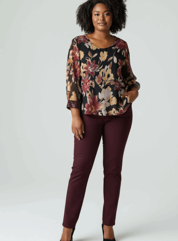 * BLUSA NOCCIOLA F. 110595