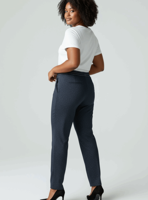 * PANTALONI SMUL NERO 110477