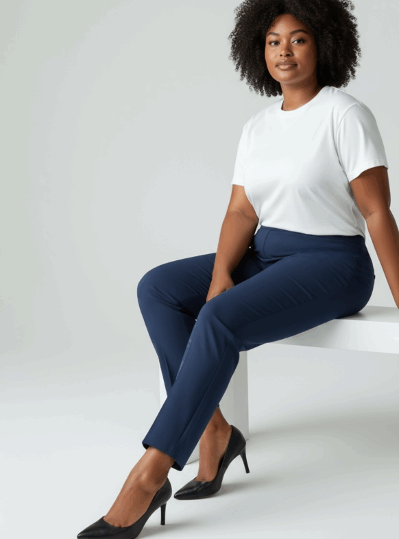 * PANTALONI IUMAN BLU 110888