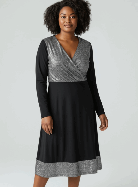 * ABITO BRIELLE Nero/Argento 110577