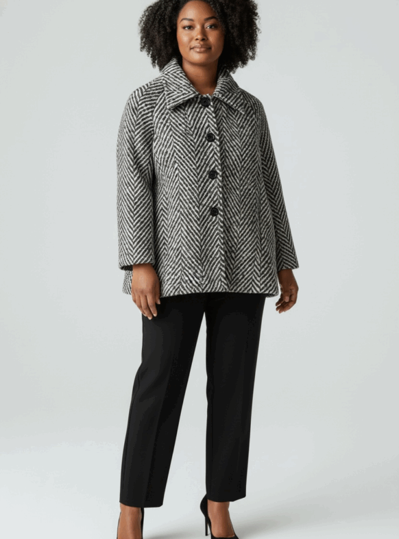 * CAPPOTTO NERO F. 110964