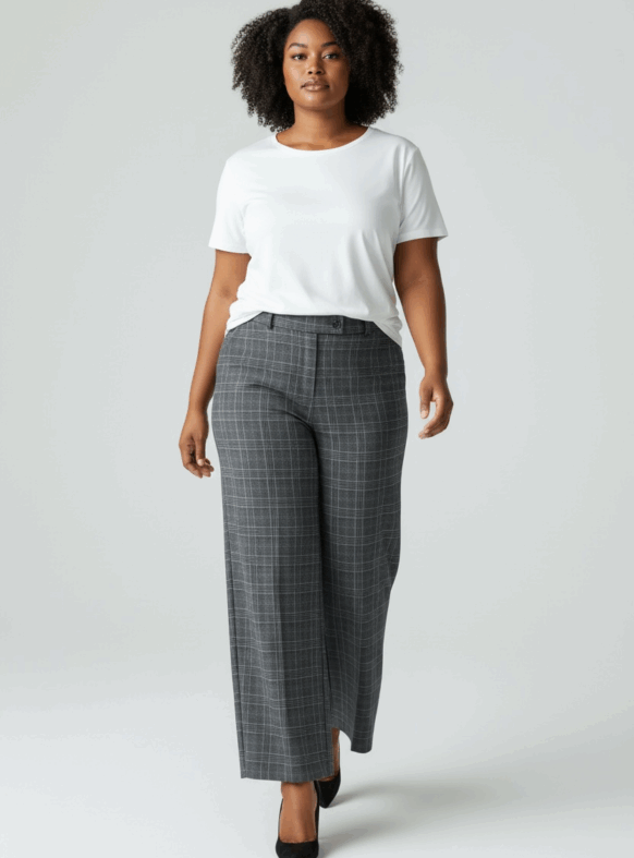 * PANTALONI FUOCO GRIGIO F. 110891