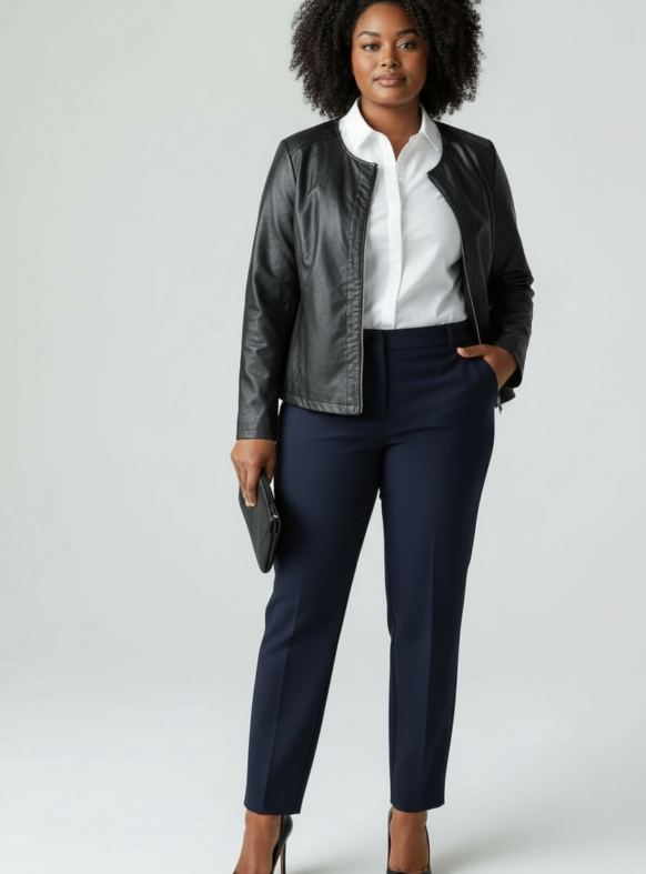 GIUBBINO ECOPELLE NERO 99390