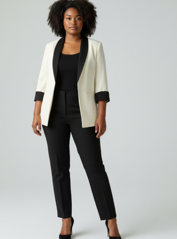 GIACCA ALMACO CREMA F. 109378