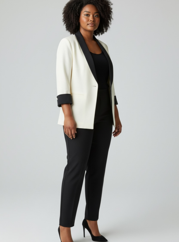 GIACCA ALMACO CREMA F. 109378