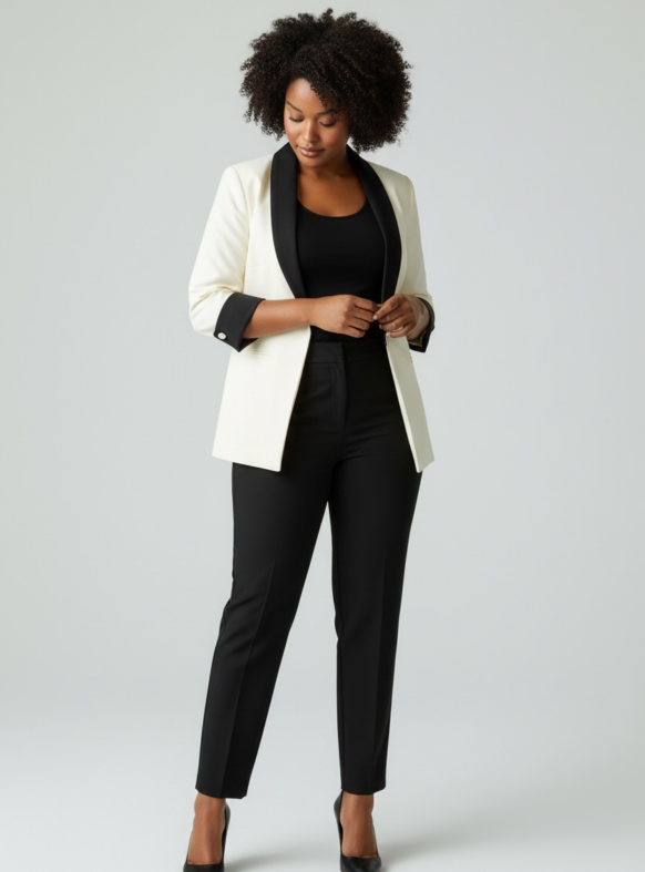 GIACCA ALMACO CREMA F. 109378