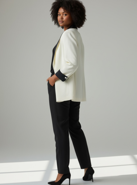 GIACCA ALMACO CREMA F. 109378