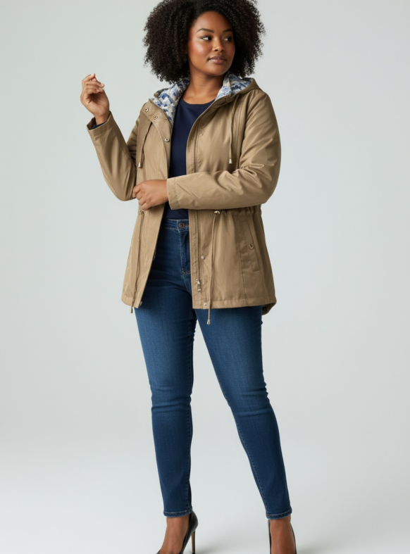 PARKA REVERSIBILE CAMEL 108733