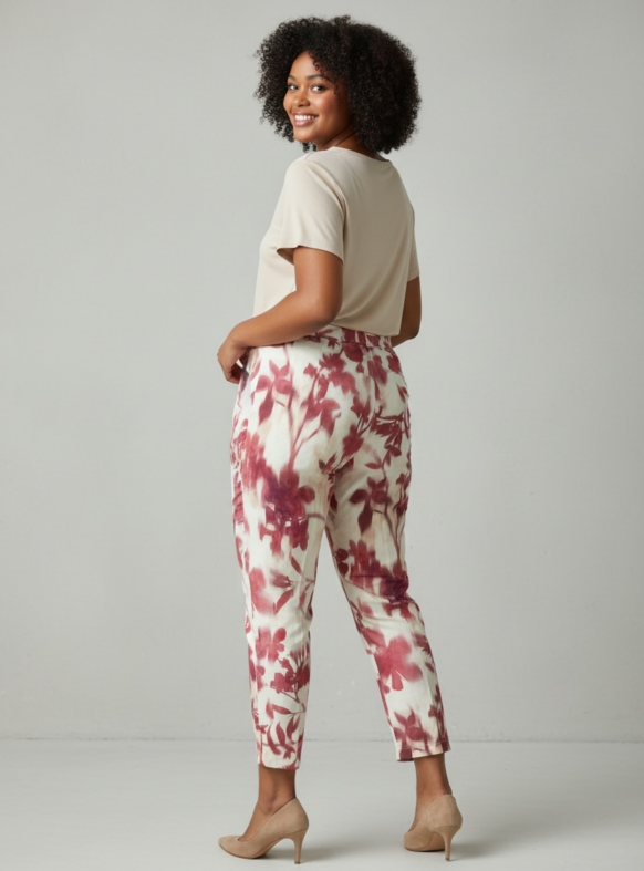 PANTALONI KERMIT ROSSO F. 109681