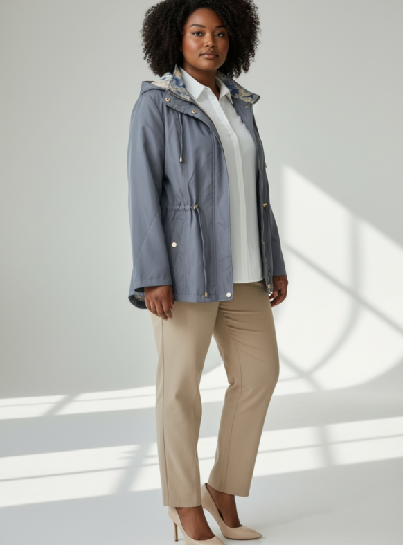 PARKA REVERSIBILE POLVERE 108733