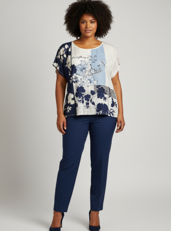 MAGLIA BLU F. 109514