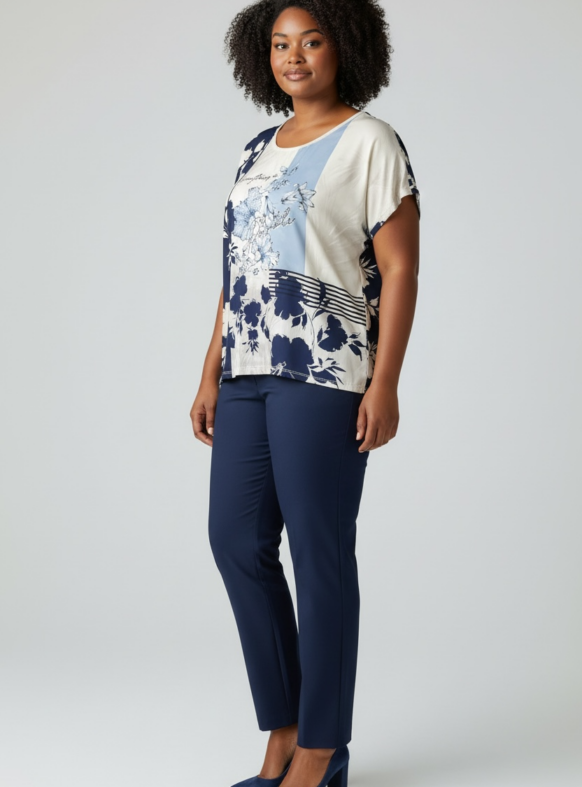 MAGLIA BLU F. 109514