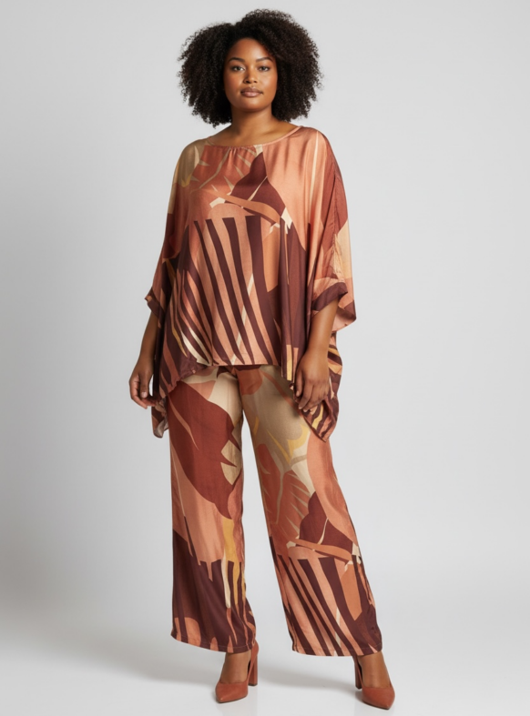 BLUSA BULBO NUDE F. 109052