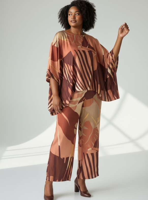 BLUSA BULBO NUDE F. 109052