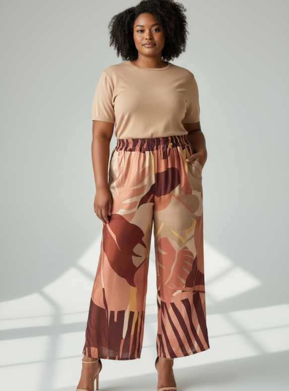 PANTALONI BULBO NUDE F. 109053