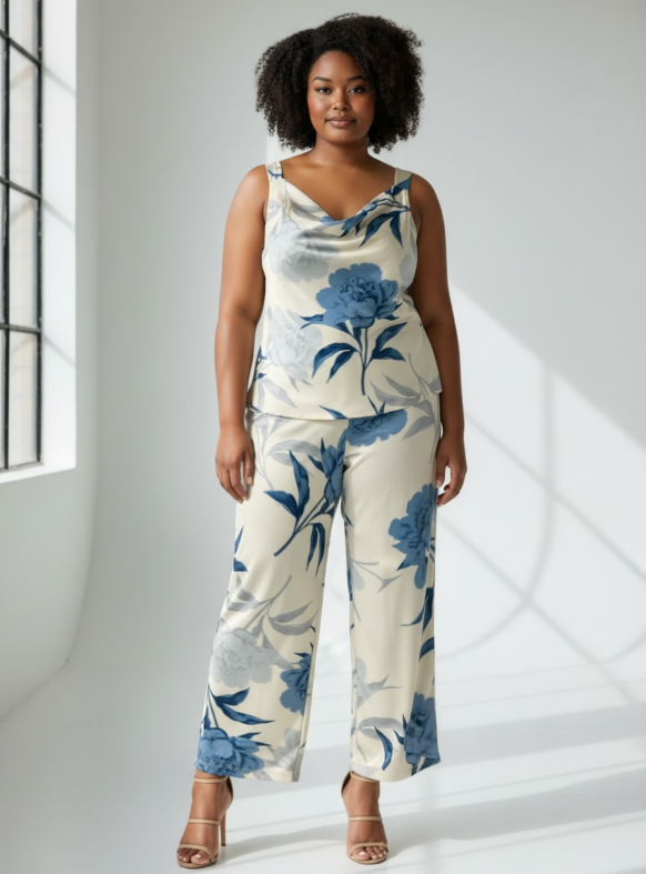 PANTALONI CLADY POLVERE F. 110025