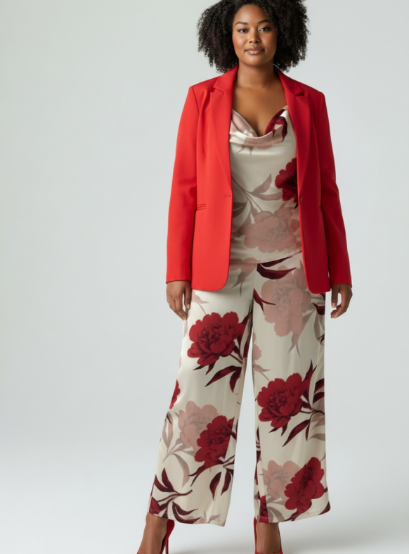 PANTALONI CLADY CREMA F. 110025