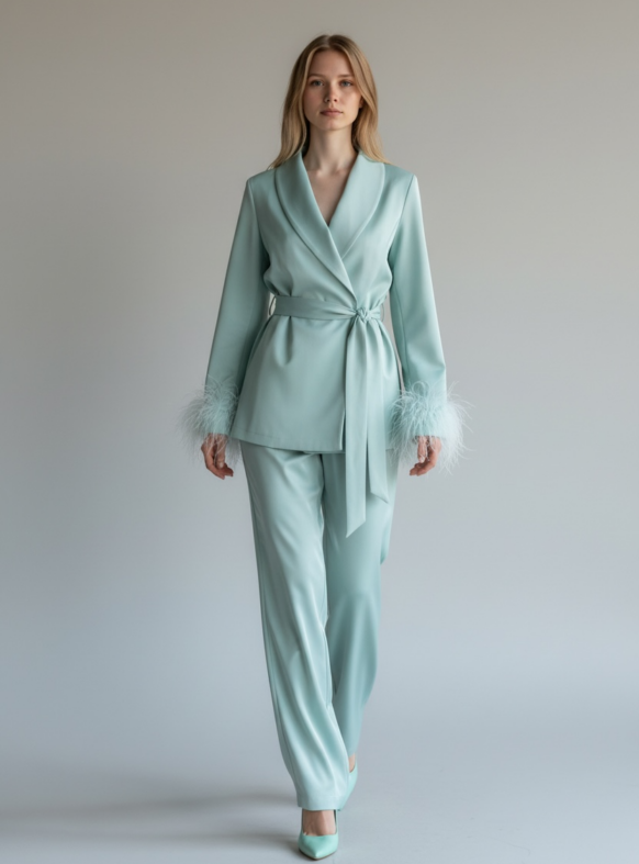 TAILLEUR PIUME TURCHESE 04610