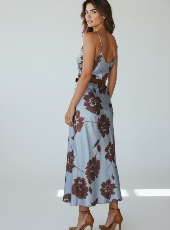 ABITO RASATELLO CINTURA 9021450D CELESTE